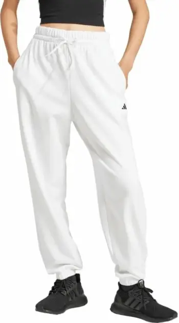 Pantallona të gjata adidas për femra, të bardha