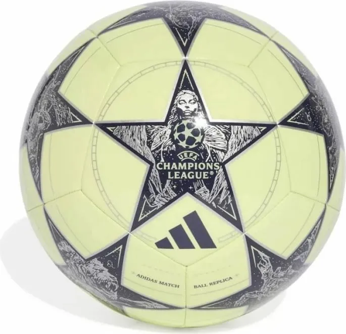 Top futbolli adidas për meshkuj dhe femra Real Madrid, zi-verdhë - 1