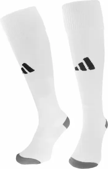 Çorape futbolli Adidas Milano 23 IB7813, monokrom, e bardhë