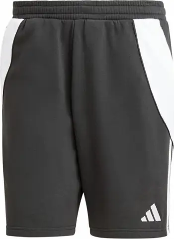 Shorce adidas Tiro 24 Sweat M IP1954, xhep me zinxhir, përzierje pambuku, të zeza