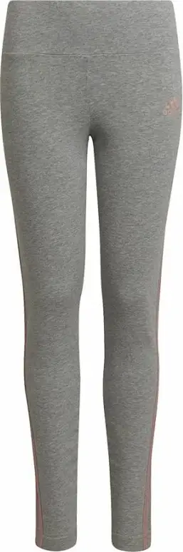 Leggings adidas 3S Tight Jr HD4368 për vajza, pambuk me poliester, gri