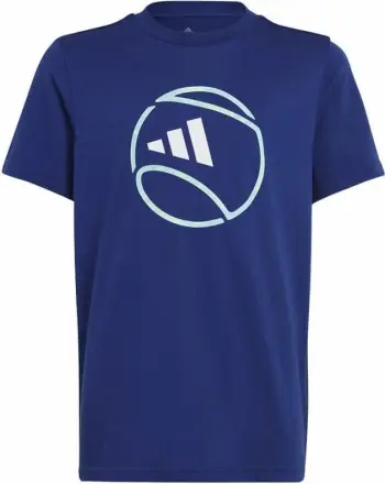 Bluzë adidas Ten Cat Graphic Tee Jr IC4982, pambuk, për fëmijë, blu