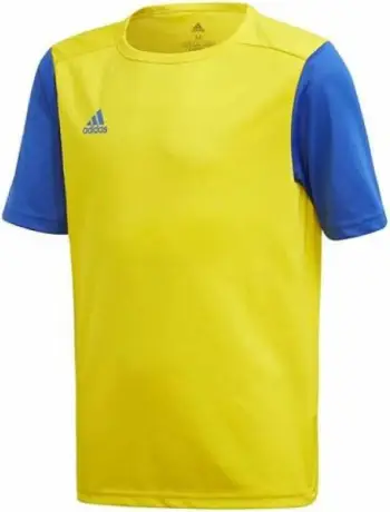 Fanellë futbolli për fëmijë adidas Estro 19, blu dhe e verdhë