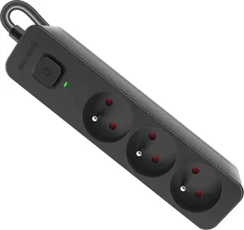 Zgjatues elektrik Defender SFS 99456, 3 fole, kabëll 1.5 m, i zi