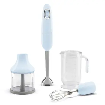 Blender dore SMEG HBF03PBEU, 5 pjesë, 700W, i kaltër pastel