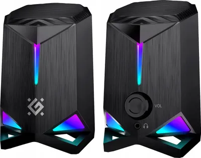 Altoparlantë Defender Gravity 2.0, 6W, USB, me drita LED RGB - 1