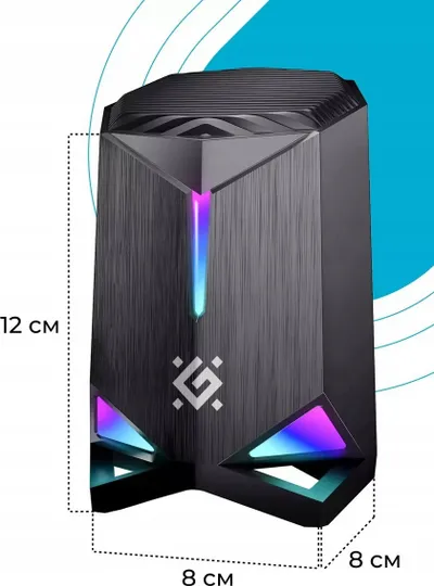 Altoparlantë Defender Gravity 2.0, 6W, USB, me drita LED RGB - 4