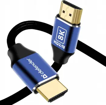Kabllo HDMI Defender v2.1, 3m, 8K, e zezë