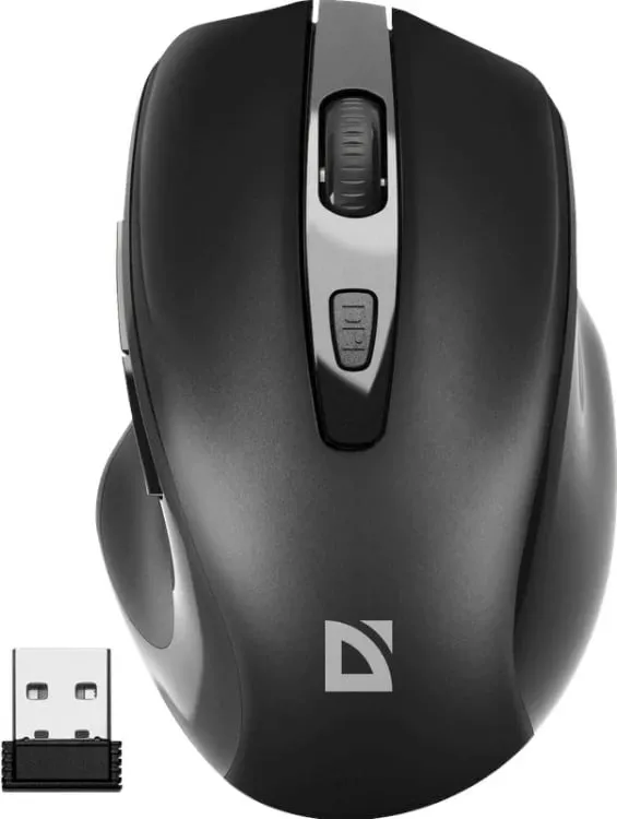 Maus pa kabllo Defender Prime MB-053, 1600 DPI, USB 2.4 GHz, i zi - 5