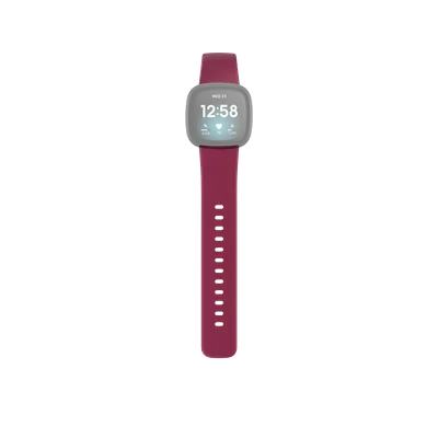 Rrip Hama për FitBit Versa 3 & 4, Sense, Sense 2, bordo - 1