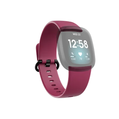 Rrip Hama për FitBit Versa 3 & 4, Sense, Sense 2, bordo - 3