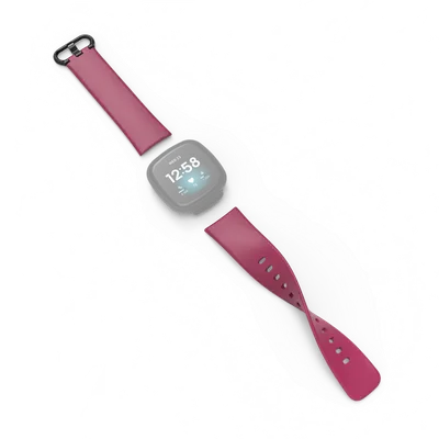 Rrip Hama për FitBit Versa 3 & 4, Sense, Sense 2, bordo - 4