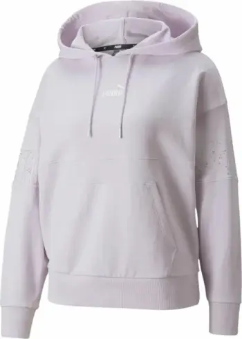 Duks me Kapuç Puma Power Colorblock Stardust për Femra, Ngjyrë Vjollcë