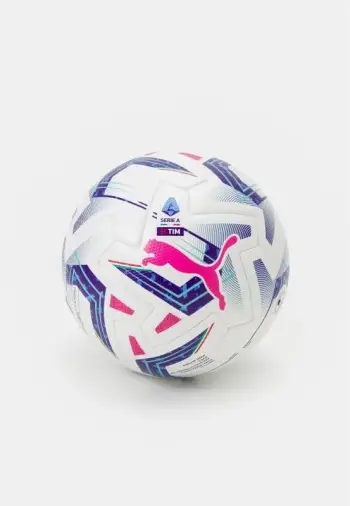 Top futbolli Puma Orbita Serie A Pro 084114-01, FIFA Quality Pro, i bardhë me rozë dhe blu