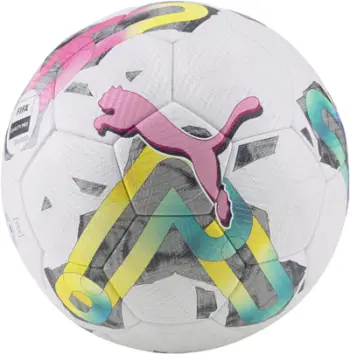 Top futbolli Puma Orbita 2 TB FIFA Quality Pro, madhësia 5, i bardhë gjelbër rozë