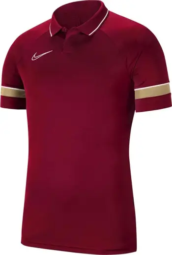 Fanellë Polo për Fëmijë Nike Dri-FIT Academy 21, e Kuqe