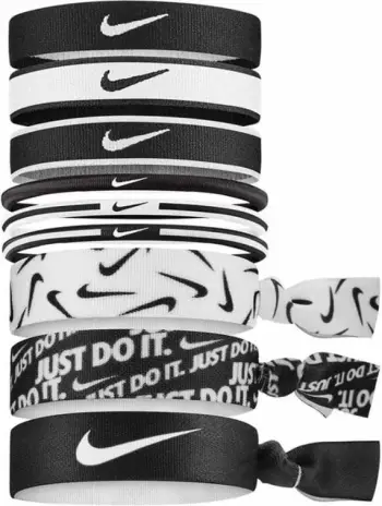 Shirit dore për flokë Nike për meshkuj dhe femra, të bardha dhe të zeza