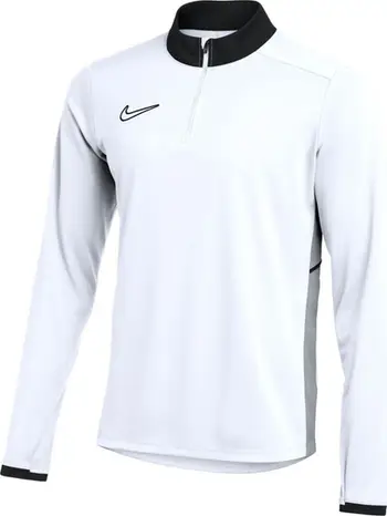Bluzë sportive Nike Dri-FIT Academy 25 Drill Top M FZ9767-100, poliestër, me zinxhir, e bardhë