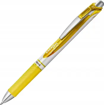 Stilolaps xhel Pentel EnerGel BL77, 0.7mm, bojë e verdhë