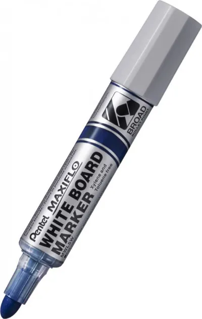 Marker për tabelë Pentel Maxiflo MWL5W, majë e trashë, i kaltër - 1