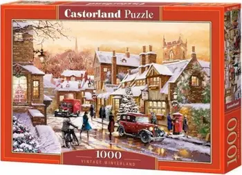Puzzle Castorland Vintage Winterland, 1000 copëza, 68 x 47 cm, shumëngjyrësh