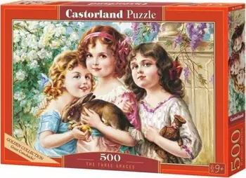 Puzzle Castorland Three Graces, 500 pjesë, 47 x 33 cm, shumëngjyrësh