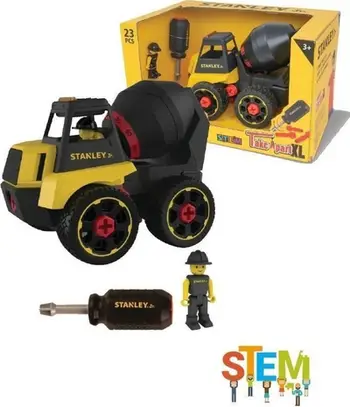 Lodër kamion mikser betoni Stanley Jr Concrete Mixer XL, set montimi, portokalli