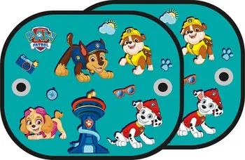 Mbulesë dielli për makinë Paw Patrol STPP-012, set 2 copë, turquoise