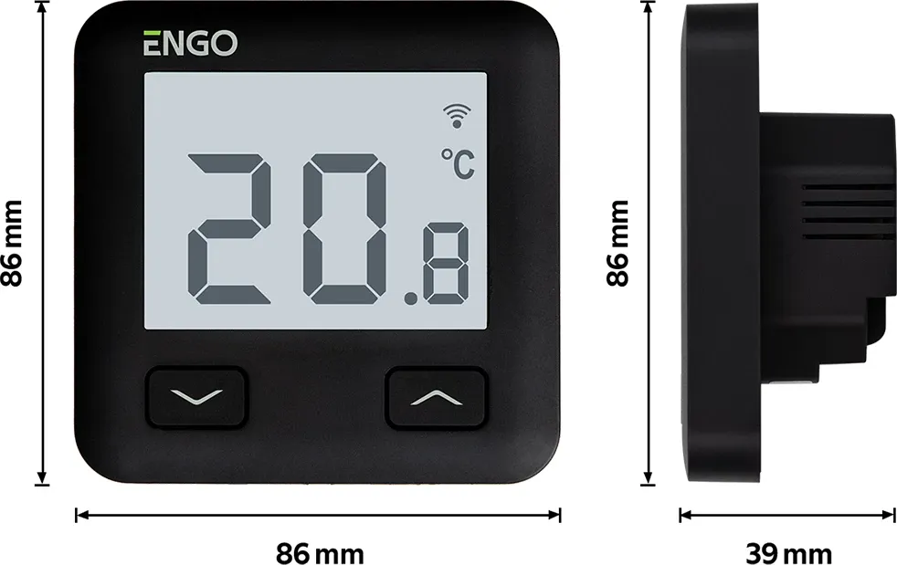 Termostat dhome ENGO E10B230 ( me telefon) - 2