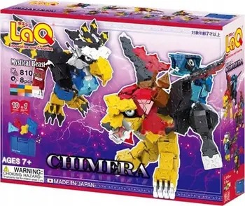 Lodër ndërtuese LaQ Constr Mystical Beast Chimera, set edukativ, shumëngjyrëshe