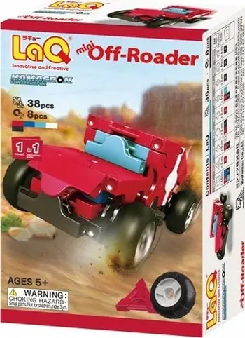 Blloqe edukative Magic Blocks Hamacron Constructor Mini Off Roader, set ndërtimi, shumëngjyrëshe