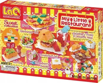 Blloqe edukative LaQ My Little Restaurant, për fëmijë 5+, me kuti ruajtëse