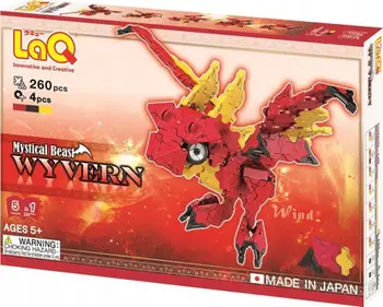 Blloqe ndërtimi LaQ Wyvern, 260 pjesë, edukative, shumëngjyrëshe
