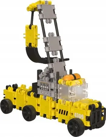 Lojë konstruktore CLICS Construction Blocks 8in1 Construction Machines, 8 modele, shumëngjyrëshe