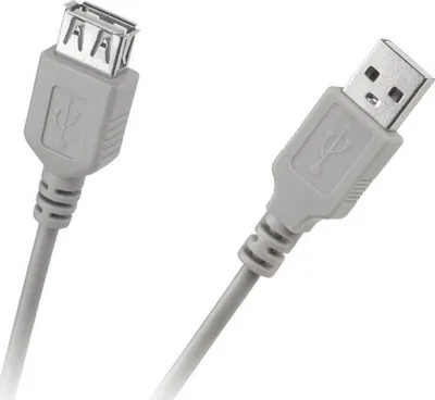 Kabllo USB tipi A, 1.8 m, e hirtë - 1