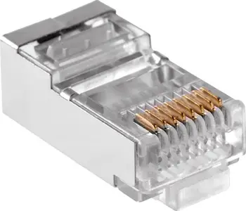 Prizë telekomunikimi RJ45, shielded, 8P8C, paketim 20 copë