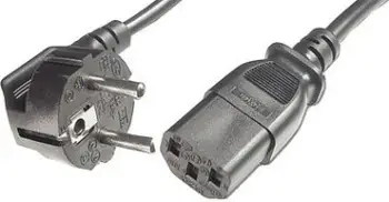 Kabllo No-Name S/CONN 60006-G, 1.8 m, CEE 7/7, C13, 230 V, e zezë