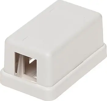 Strehë për lidhës Keystone FX-MULTI, PET, e bardhë