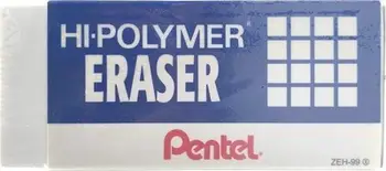 Gomë Pentel Hi Polymer ZEH99 Jumbo, fshirje e pastër, pa lateks, e bardhë