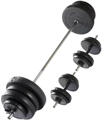 Set pesha VirtuFit Adjustable Barbell and Dumbbell, 60.5kg, i zi