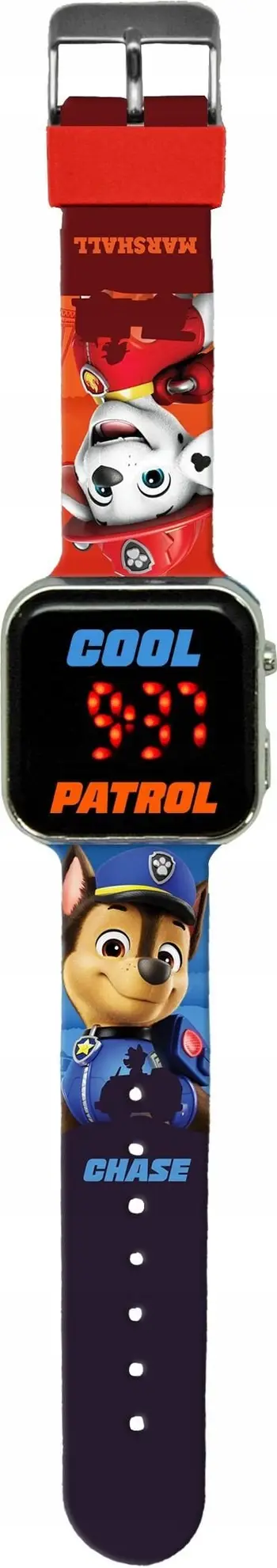 Orë dore për fëmijë Paw Patrol LED, ekran LED, shumëngjyrëshe