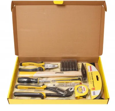 Set veglash WMC Tools, 50 copë, çelik krom vanadium, me kuti plastike - 2