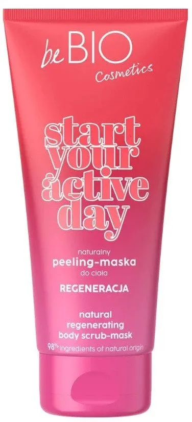 Peeling trupi Be Bio Start Your Active Day, rigjenerues, 200ml - 1