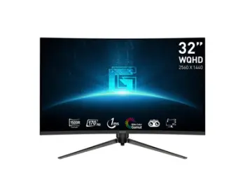 Monitor MSI G32CQ5P, 31.5", 2560 x 1440, Wide Quad HD, 170 Hz, i zi