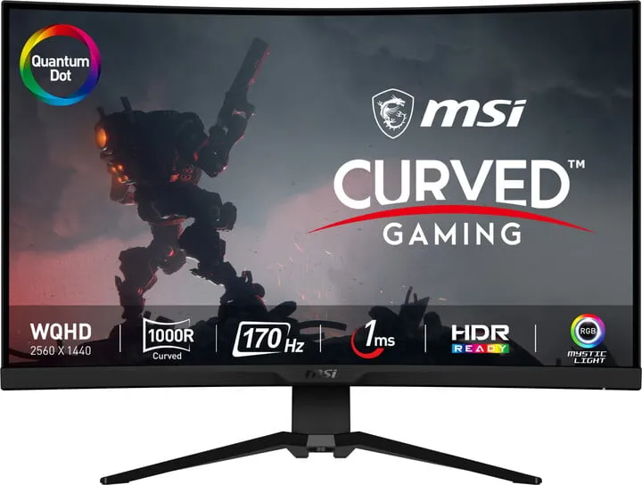 Monitor MSI Gaming MAG 325CQRF-QD, 31.5", QHD - 1