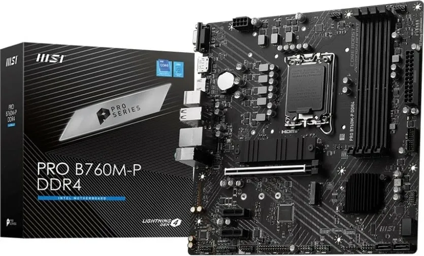 Pllakë amë MSI PRO B760M-P DDR4 - 1