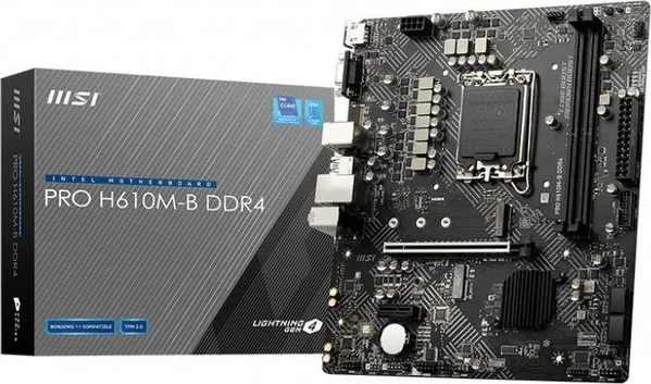 Pllakë amë MSI PRO H610M-B DDR4 - 1