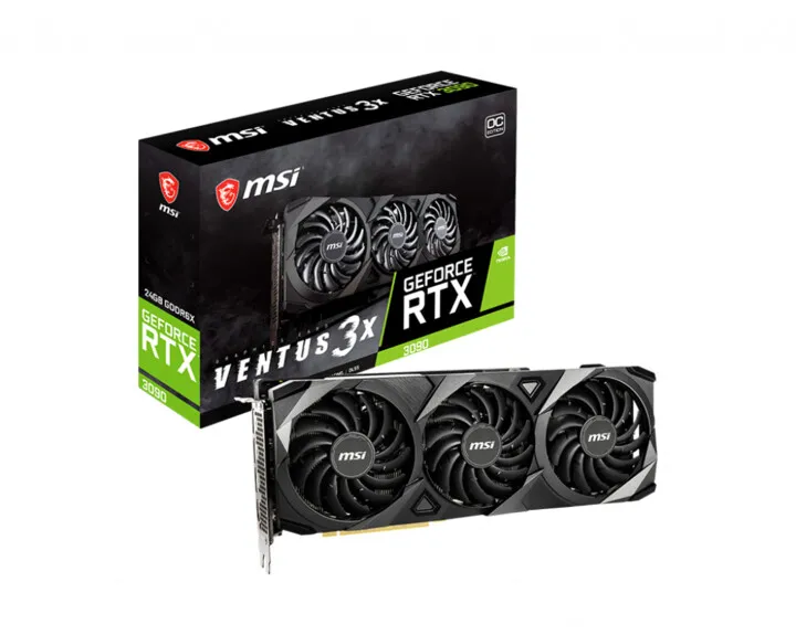 Kartelë grafike MSI GeForce RTX 3090 VENTUS 3X, 24G OC, III - 6