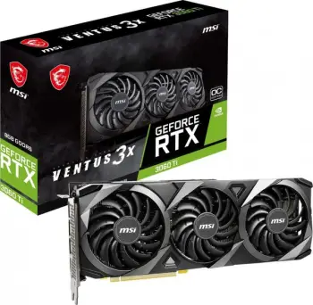 Kartë grafike MSI GeForce RTX 3060 Ti Ventus 3X OC, 8GB GDDR6 (RTX 3060 Ti VENTUS 3X OC LHR), II
