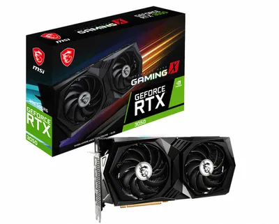 Kartelë grafike MSI GeForce RTX 3050 GAMING X 8G NVIDIA GeForce RTX 3050, 8 GB GDDR6 - 1